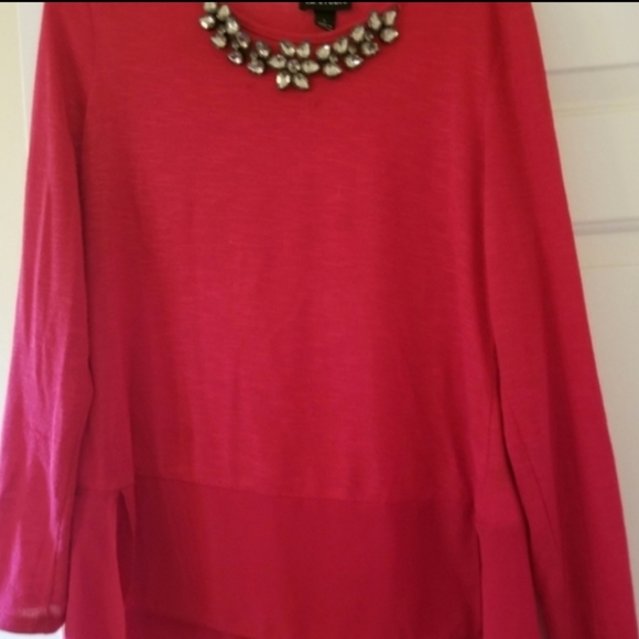 Red sweater top - Picture 3 of 3